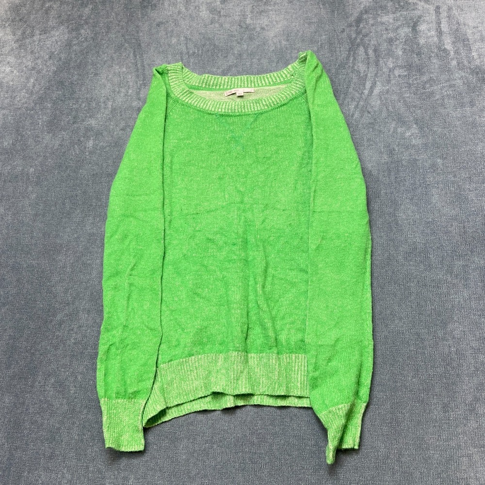Gap Sweater Womens Medium Green Long Sleeve Crew Neck Knitted Winter Pullover
